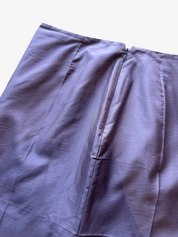 Prada Ready-to-Wear 40 Purple/Mauve Miniskirt- NWT