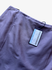 Prada Ready-to-Wear 40 Purple/Mauve Miniskirt- NWT