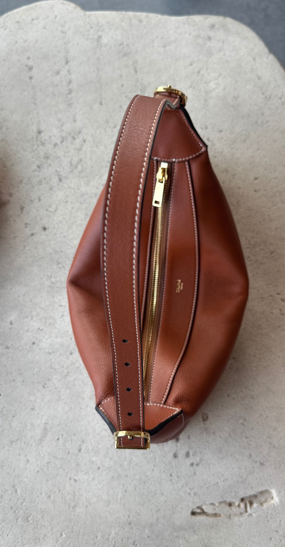Celine Designer Bags N/S Brown Romy Handbag