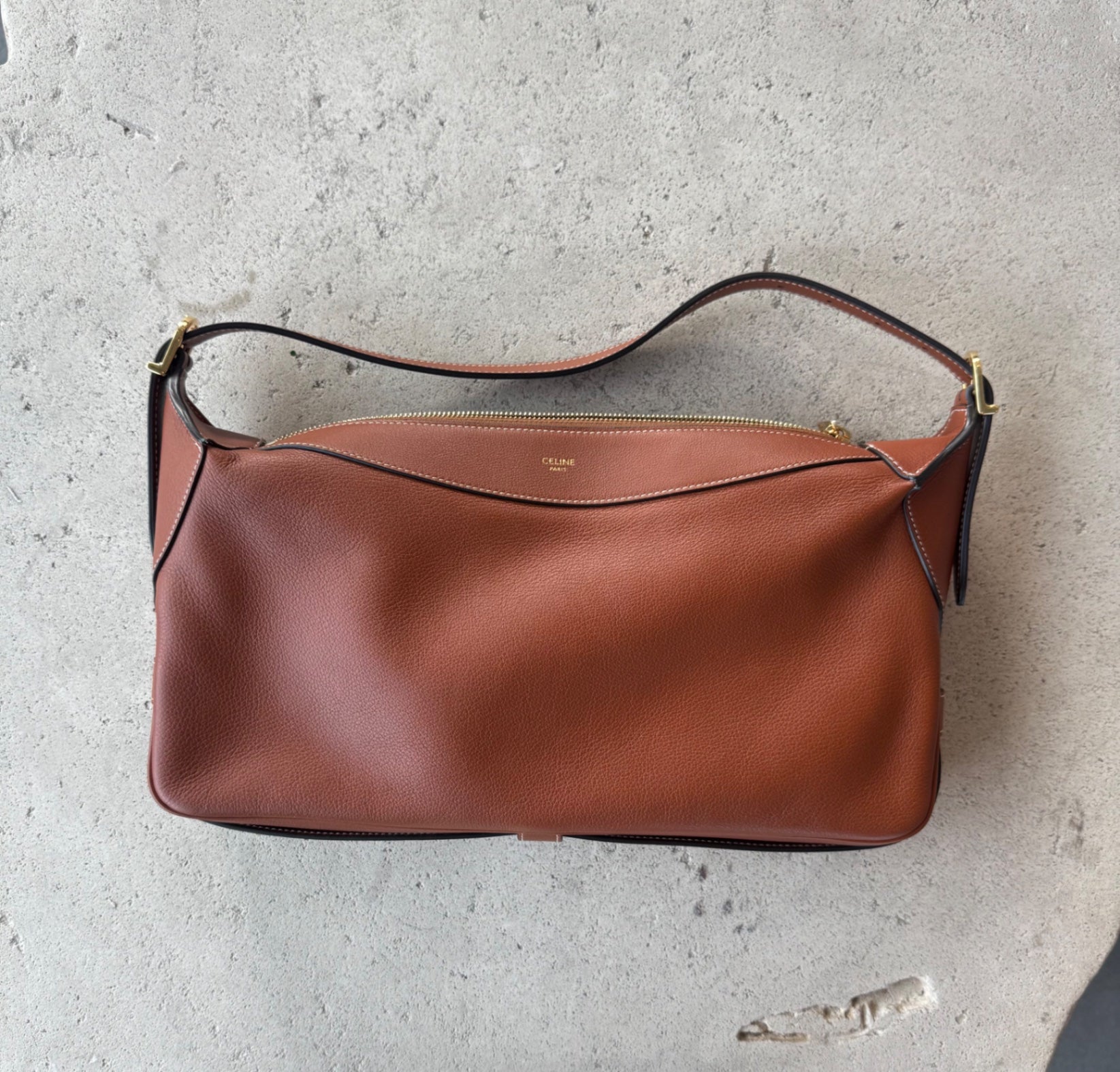 Celine Designer Bags N/S Brown Romy Handbag