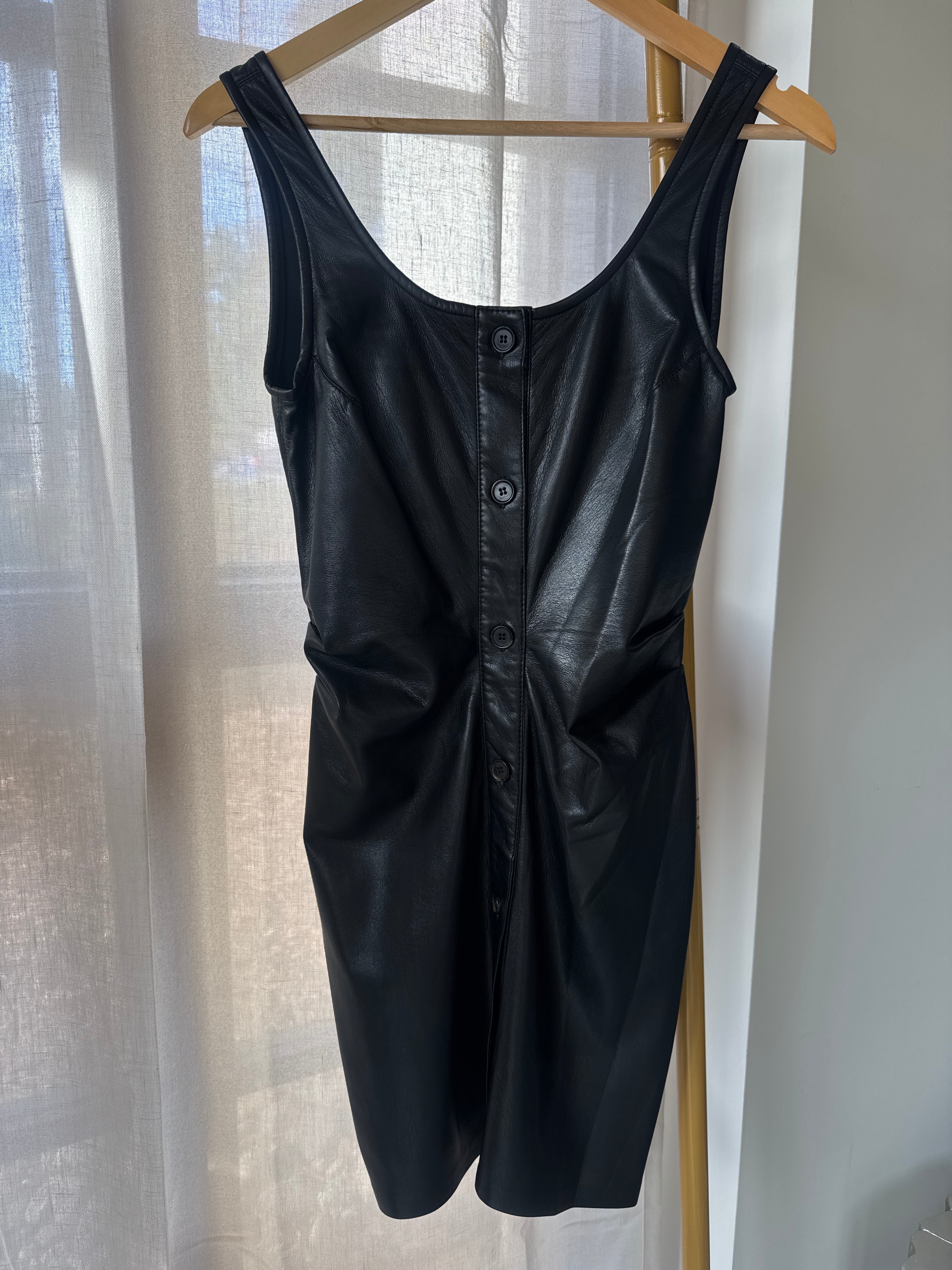 Nanushka Vegan Leather Dress sz XS