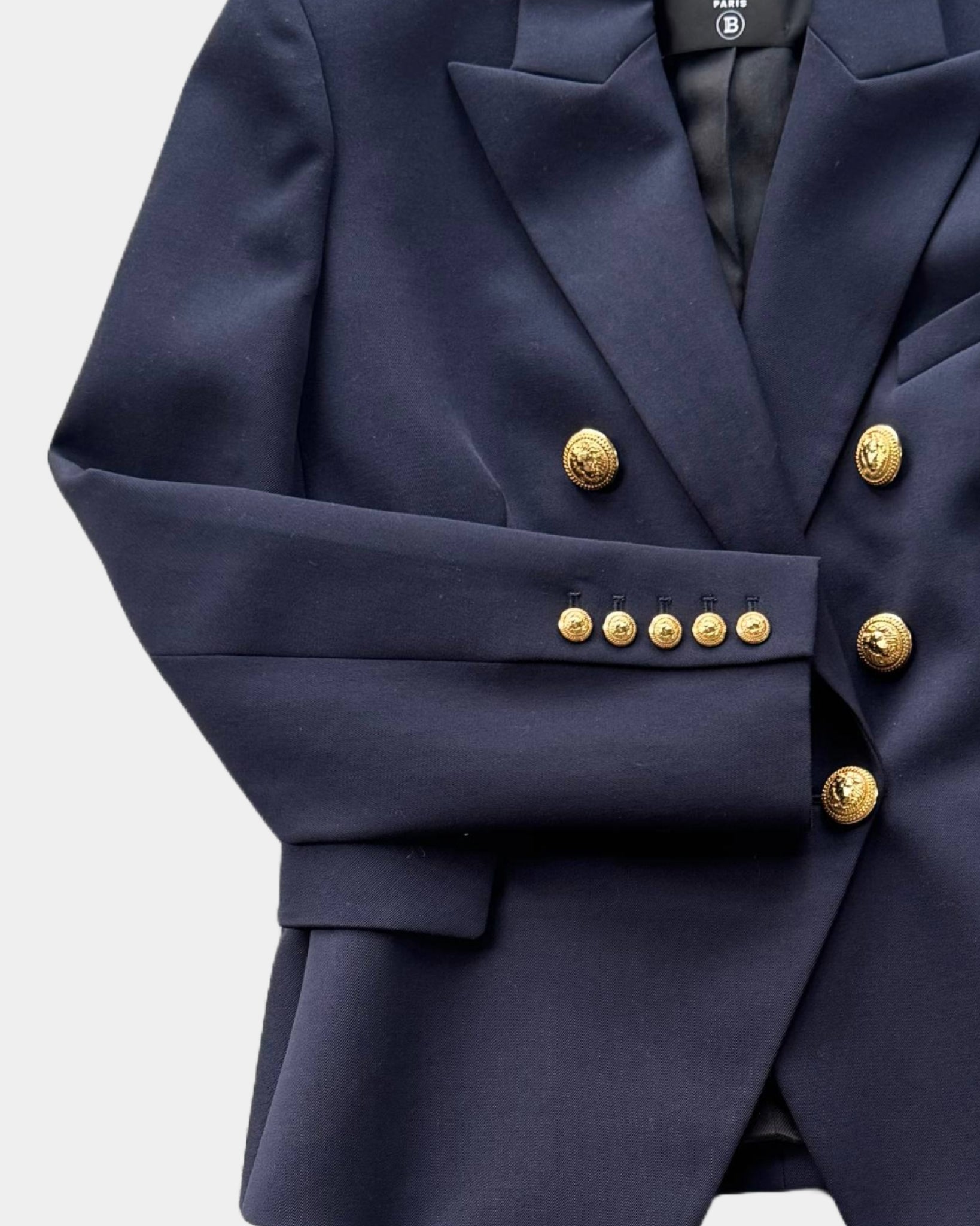 Balmain Navy Blazer, 44