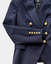 Balmain Navy Blazer, 44